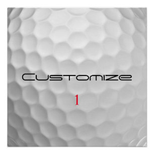 Poster Série Signature 1 Cadeaux de balles de golf person