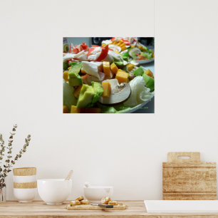 Poster Serious salad