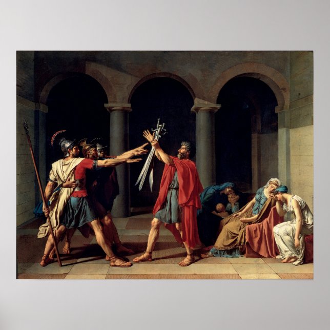 Poster Serment de la Horatii (Devant)