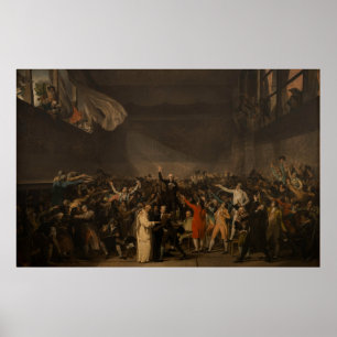 Poster Serment de Tennis Court, 1791