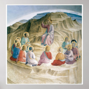 Poster Sermon sur l'affiche du mont