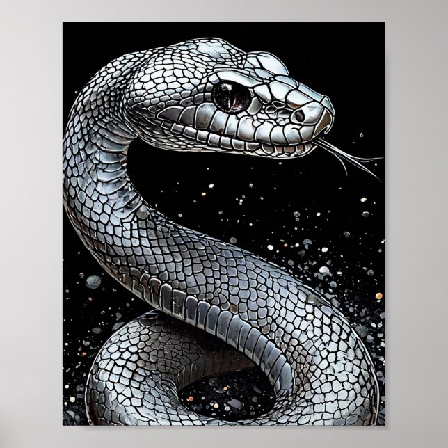 Poster Serpent d'argent (Devant)