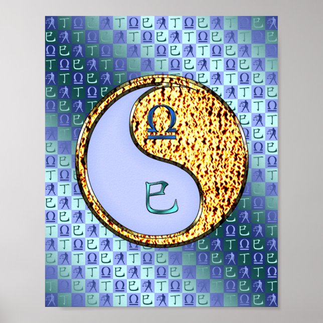 Poster Serpent de bibliothèque et de feu (Devant)
