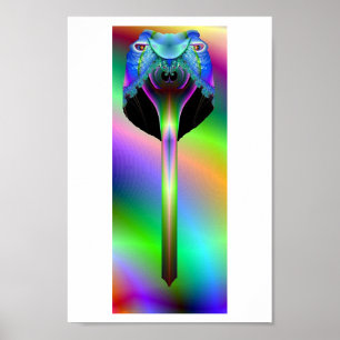 Poster Serpent de fractale