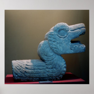 Poster Serpent en plumée, 800-900 après JC