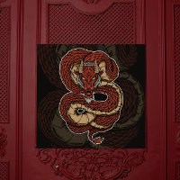 Serpent infernal Dragon rouge