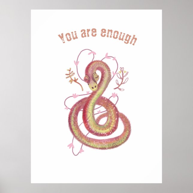 Poster serpent mystique (Devant)