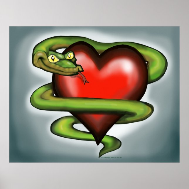 Poster Serpent n Heart (Devant)