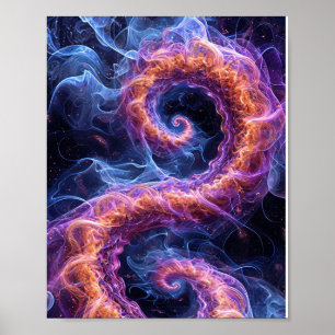 Poster Serpent pourpre
