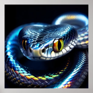 Poster Serpents Iridescents