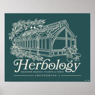 Poster Serre de botanique magique HOGWARTS™