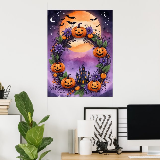 Poster Serre Halloween enchantée (Bureau à domicile)