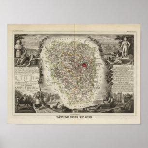 Poster Service De la Seine et l'Oise