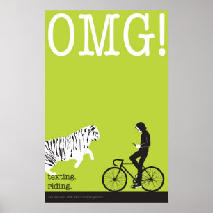 Poster service de mini-messages. monte