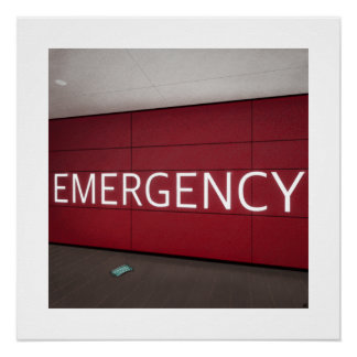 Poster Service des urgences