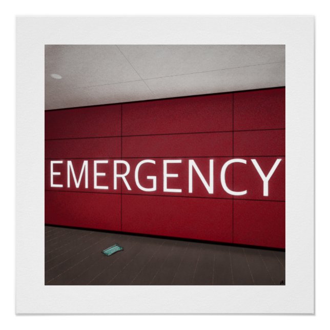 Poster Service des urgences (Devant)