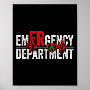 Poster Service des urgences 4 juillet États-Unis St Patri