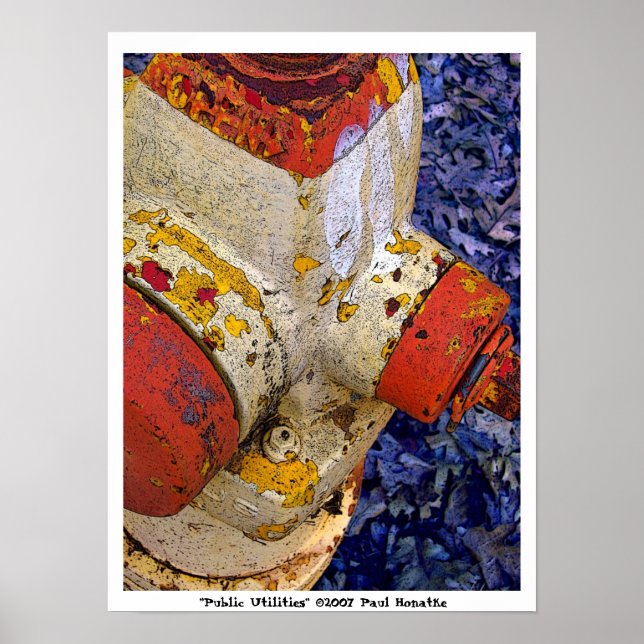 Poster "Services publics" (Devant)