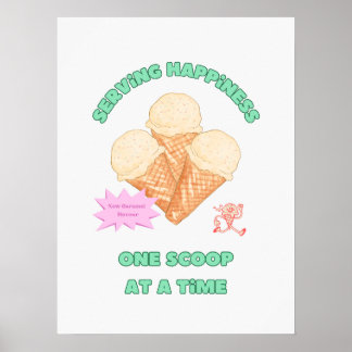 Poster Serving Happiness