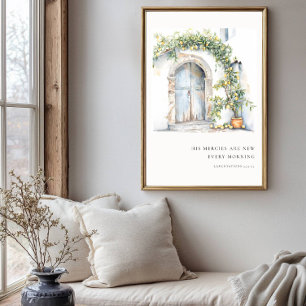Poster Ses bontés sont nouvelles chaque matin Verset bibl