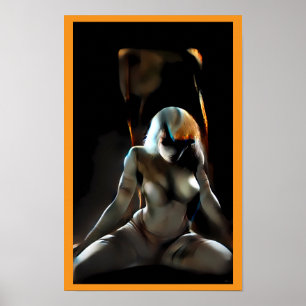 Poster Ses rayures de tigre