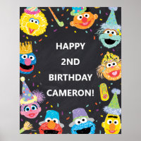 Sesame Street Pals Confetti Anniversaire