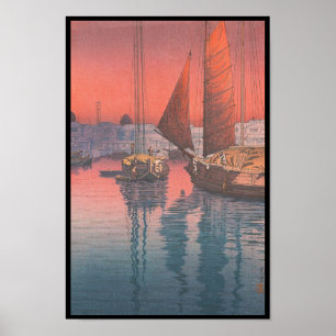 Poster Seto Inland Sea Tomonotsu Tsuchiya Koitsu