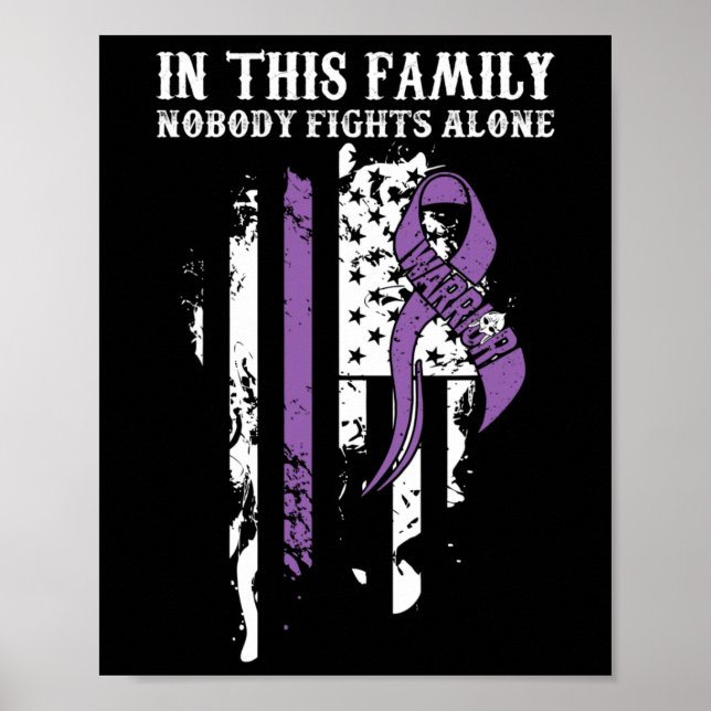 Poster Seul - Fibromyalgie - Soutien de sensibilisation a (Devant)