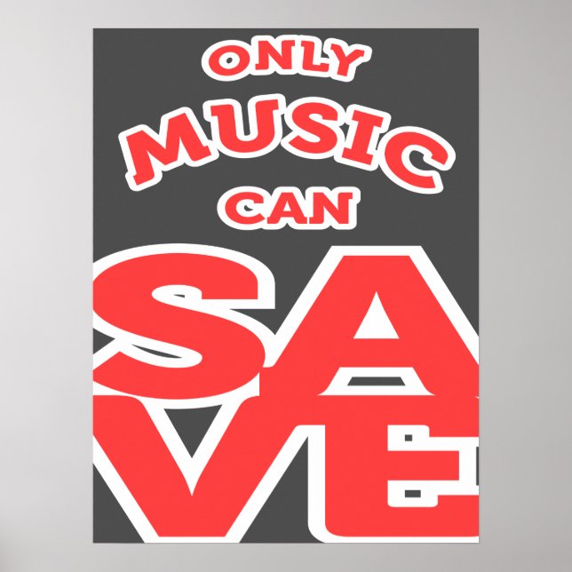 Poster Seule la musique peut enregistrer (Devant)