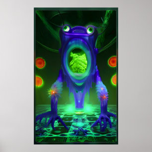 Poster Seulement à moitié effrayé