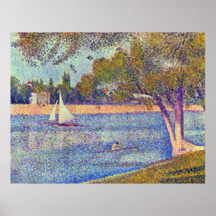 Poster Seurat - La Seine au Grand Jatte, Printemps