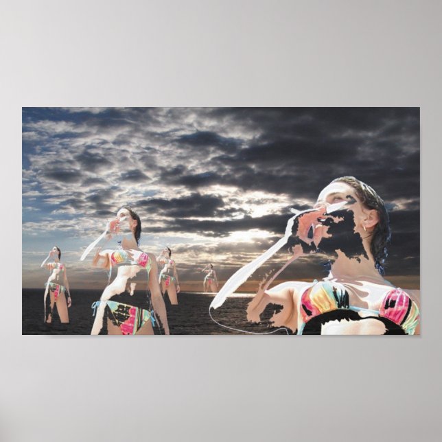 Poster s'évaporer dans les cieux - Customisé (Devant)