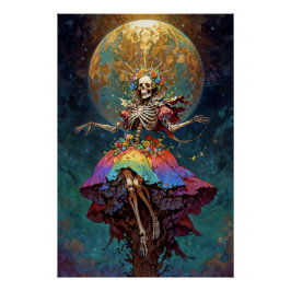 Poster Seven Powers Santa Muerte