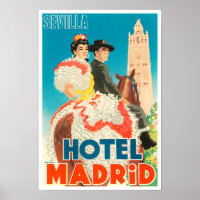 Séville Hotel Madrid voyage vintage