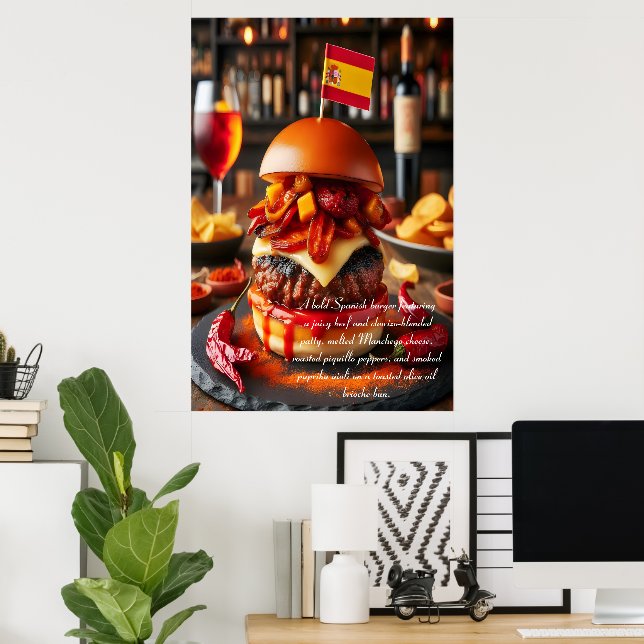 Poster Séville Taille : Chorizo Sensation 24x36 (Bureau à domicile)