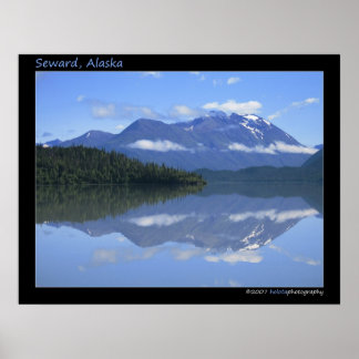 Poster Seward, Alaska - Réflexion #001