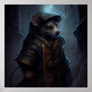 Poster sewer rat