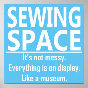 Poster Sewing Space