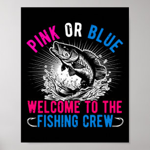 Poster Sexe Révéler Rose Ou Bleu Bienvenue À La Pêche