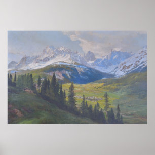 Poster Sextner Sonnenuhr par Konrad Petrides