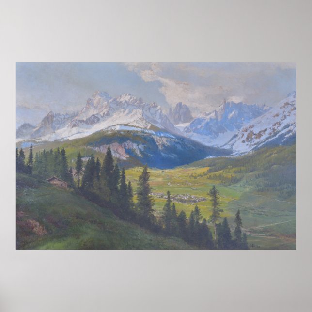 Poster Sextner Sonnenuhr par Konrad Petrides (Devant)