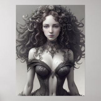 Poster Sexy Black Lingerie