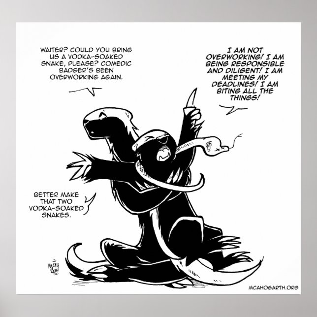 Poster SFWA Badey : Surmenage (Devant)