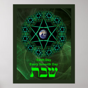 Poster Shabbat - Jour des terres