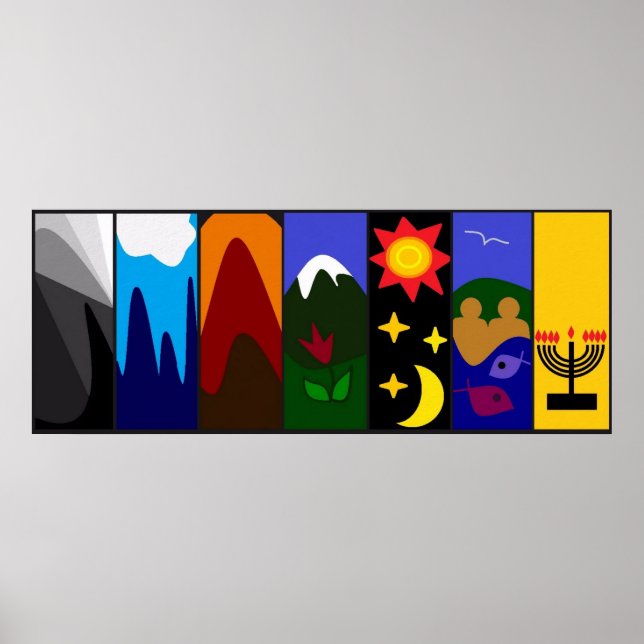 Poster Shabbat Shalom (Devant)