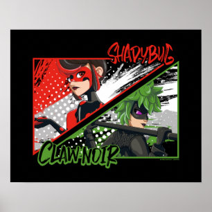 Poster Shadybug et Noir glacé