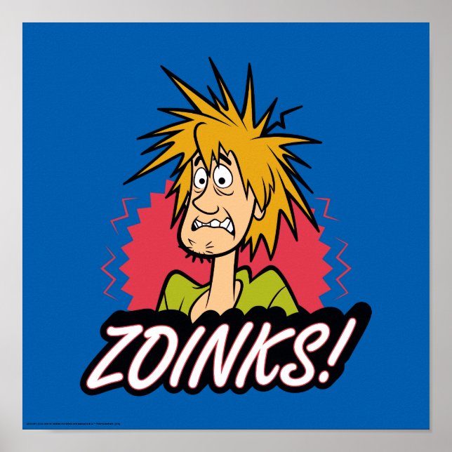 Poster Shaggy "Zoinks !" graphic (Devant)