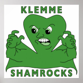 Poster Shamrock de Klemme