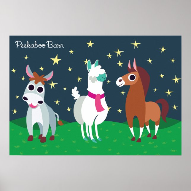 Poster Shane, Tommy et Zora à la nuit (Devant)