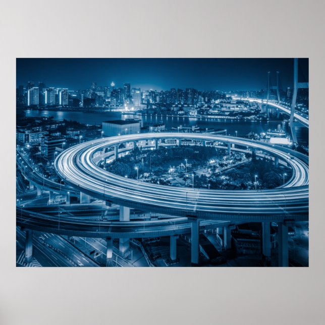 Poster Shanghai Overpass 3 (Devant)